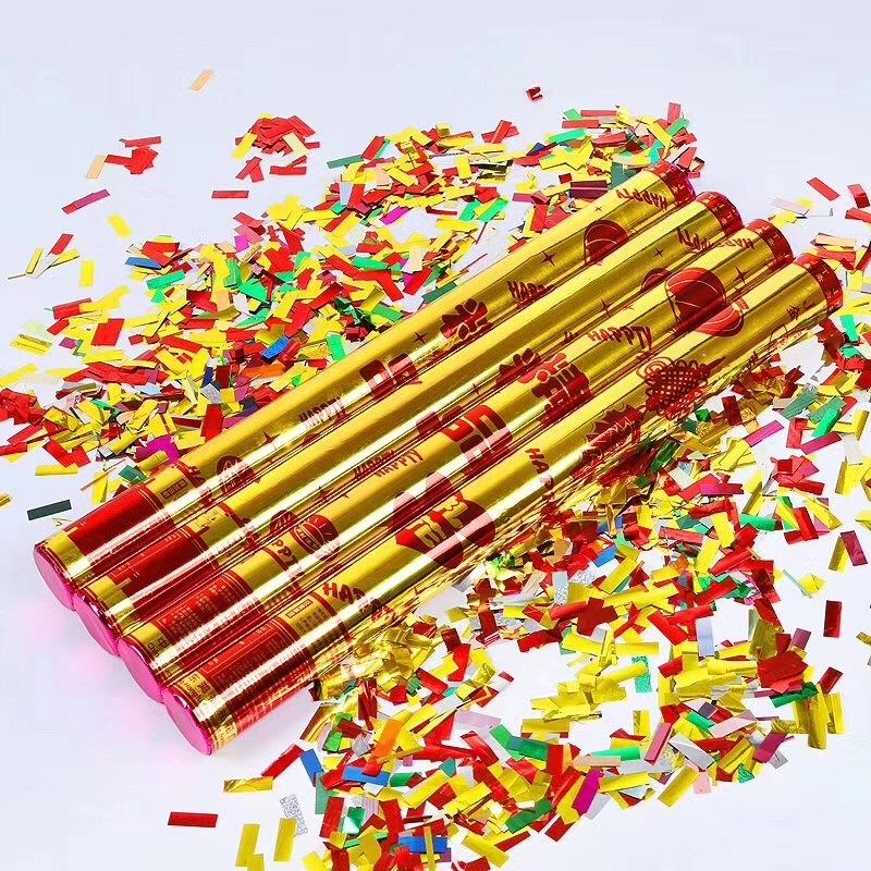 婚礼用品整箱彩带礼花筒结婚手持婚庆开业花瓣礼花炮彩炮开工礼花