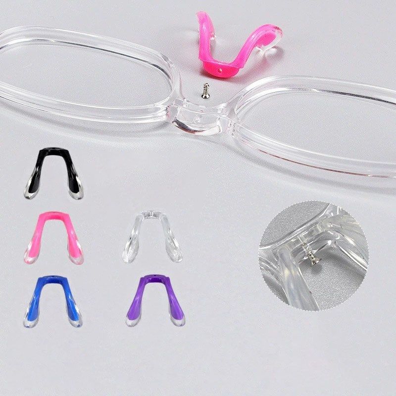 亿视优插入式硅胶鼻托儿童镜框马鞍鼻托彩色一体式连体U型鼻垫2副,ZIPPO/瑞士军刀/眼镜,眼镜鼻托,淘宝优惠券,粉丝福利购,淘宝优惠卷