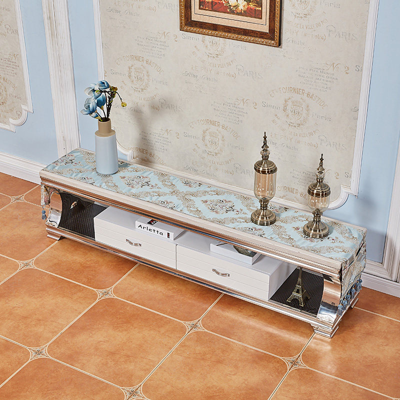 欧式电视柜桌布盖布长方形防尘盖布 简约现代餐桌茶几布田园桌旗