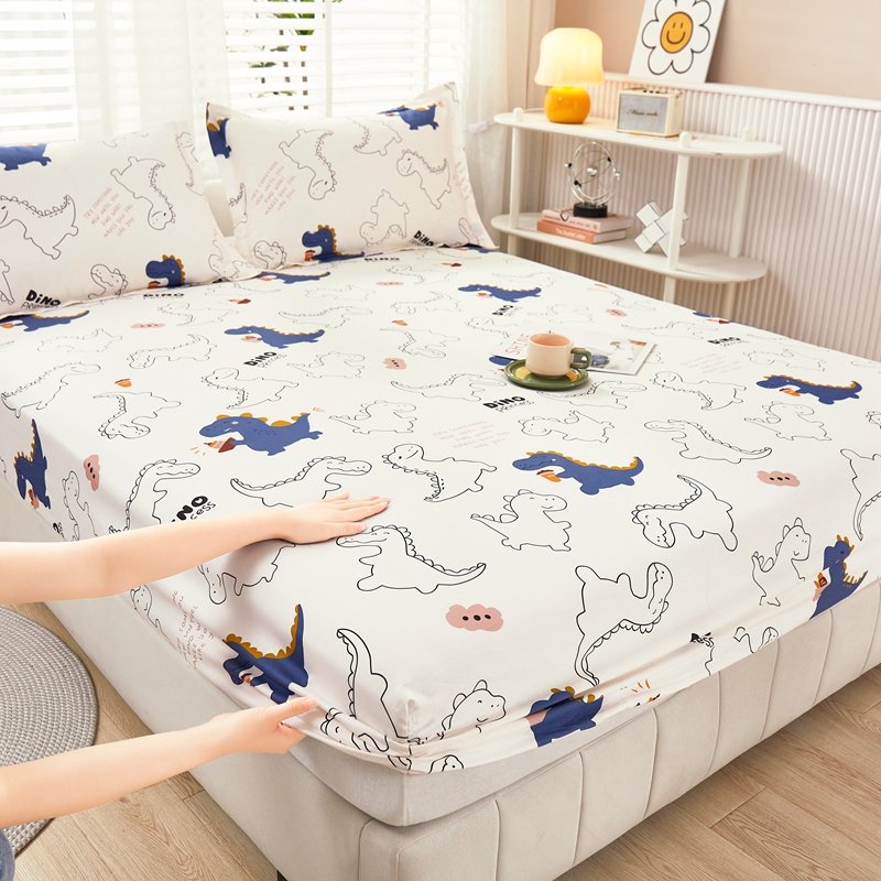 床笠全棉单件学生宿舍1.5床罩1米床2023年新款纯棉1Q.2加厚135x20