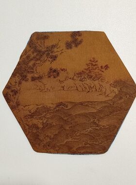 手工制作 桑蚕丝香云纱 杯垫 餐垫 多 多色 多形状