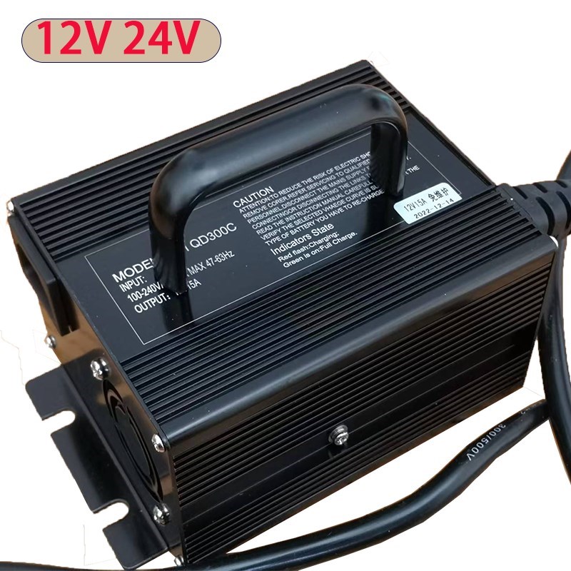 xym 12V24V洗地机堆高车扫地机铅酸电瓶电池电动叉车扫地车充现货