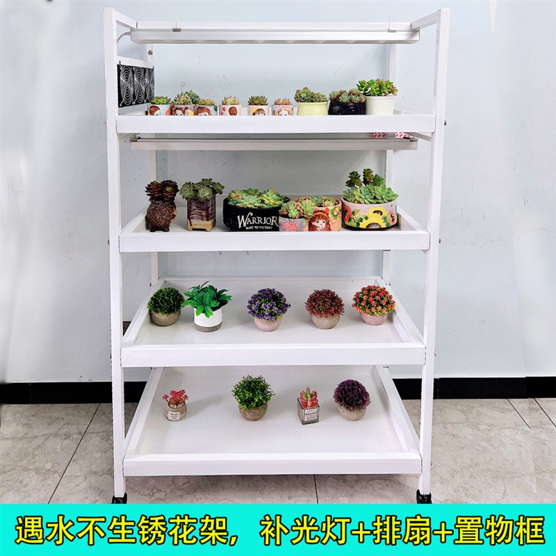 多肉植物浸盆花架冰玉水槽托盘接水盘室内阳台水培多层落地不锈钢