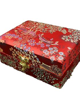 牛黄丸包盒锦盒丸木质礼品盒安牛黄丸空盒礼品蜜丸锦缎盒宫