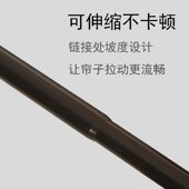 浴帘杆直杆帘撑杆晾衣架伸缩阳台挂杆打安装