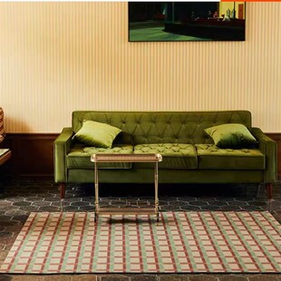 TipToe暗岛浮沉地毯客厅中古复古风轻奢K高级感简约卧室圈绒地垫