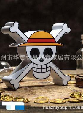 骷髅头游戏氛围夜灯图标灯三档位调节灯USB变色七彩夜灯拾音灯