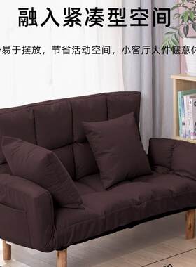 卧室客厅租房双人沙发小户型两用睡床网红经济型折叠沙发简约现代