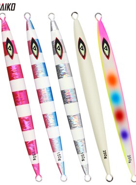 船大工dp船海钓速沉夜光慢摇铁板饵路亚饵章红金枪饵80gU100g150