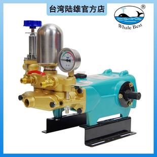 824镀铬免黄油农用三缸柱塞泵动力喷雾器打药泵水泵 台湾陆雄LS