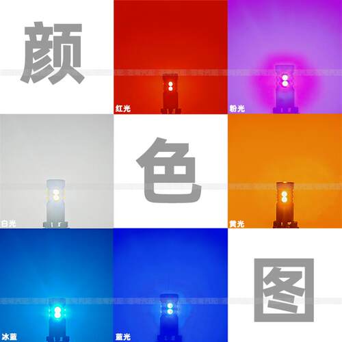 led超亮汽车T10示宽灯W5W灯泡日行灯小插泡解码防频闪改装 高亮度