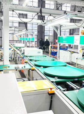 泰州48V储能模组平面组482循环倍速链组装线锂铅电池C模PA酸K总装