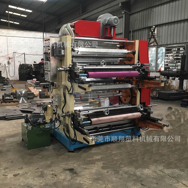 2色陶瓷网辊柔版印刷机/带刮刀的胶版印刷机