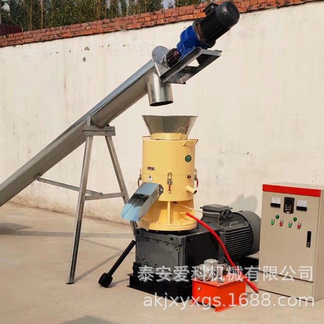 木屑燃料颗粒机小型木屑锯末颗粒机平模颗粒压缩机花生棉花壳颗粒,机械设备,研磨机,淘宝优惠券,粉丝福利购,淘宝优惠卷