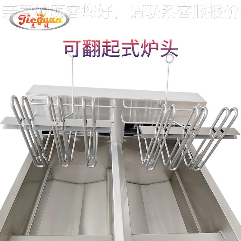 DF-2189286A立单缸电炸炉F-26-2A双式缸带时计不锈钢恒温控温炸D