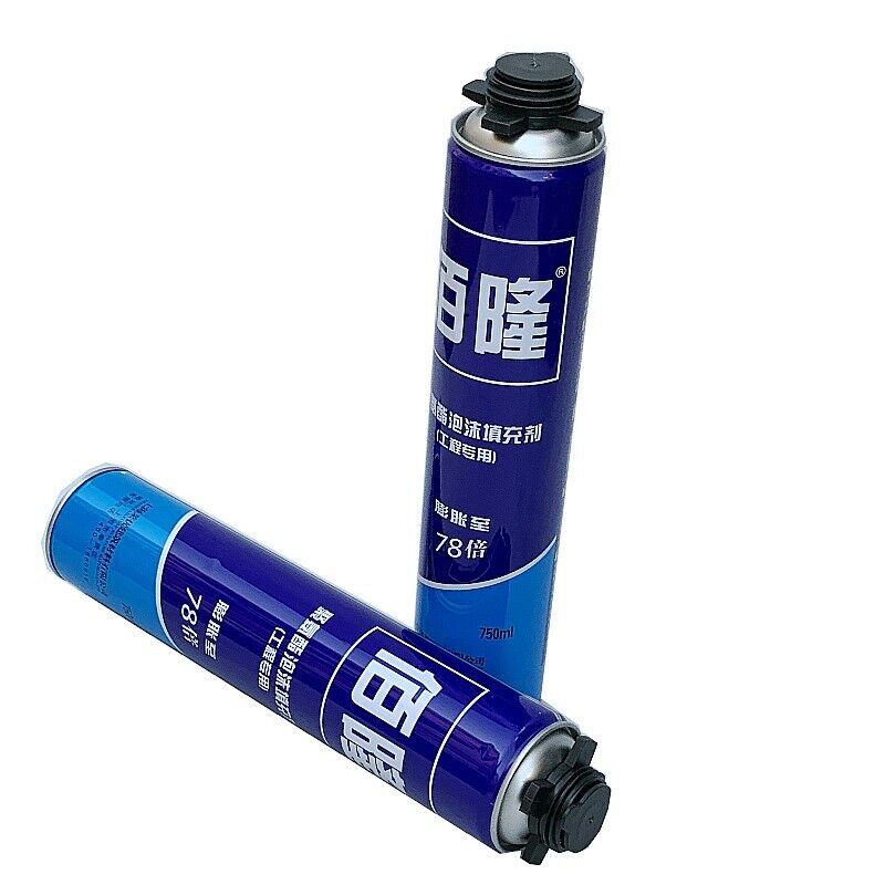 发泡剂发泡胶门窗填缝剂 聚氨酯泡沫胶 聚氨酯填充剂膨胀胶枪管式