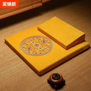 坐垫 打坐垫禅修垫家用跪拜垫加厚加硬静坐垫冥想垫子椰棕蒲团中式