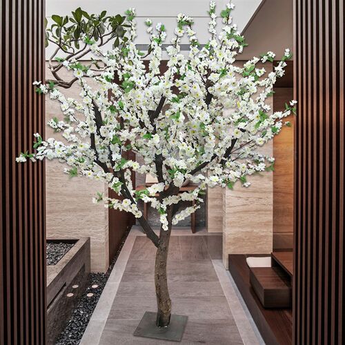 仿真梨花树 许愿树 假树大型造型 桃花树室内客厅婚庆幸福树装饰