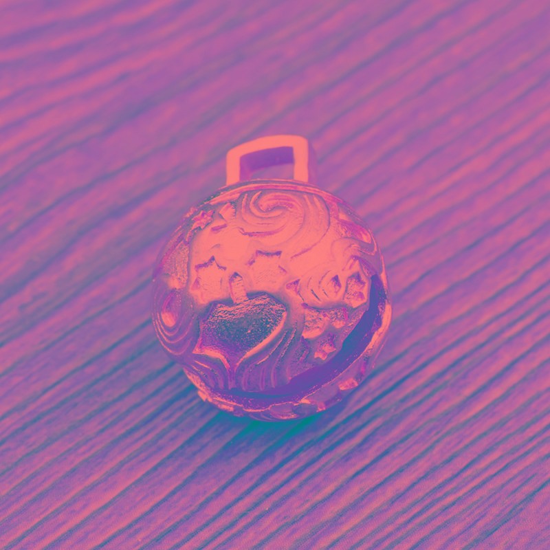 宠物狗狗铜铃铛泰迪金毛猫咪大中小型犬项链子装饰品吊坠精致挂件