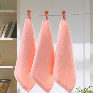 5条装竹纤维竹碳方巾婴儿童幼儿园小毛巾洗脸面巾比纯棉好不掉毛