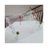 亚克力棒棒糖展架 波波糖架子 超市棒棒糖波波糖插孔架 插孔货架