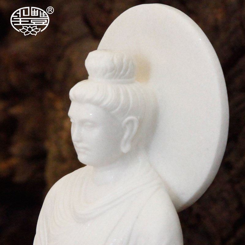 圣丰造像犍陀罗风格艺术玉石造像收藏客厅书房办公室摆件礼品定制