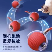猫咪自嗨解闷智能逗猫球自动逗猫遛狗突突球电动滚滚球消耗体力