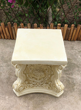 欧式罗马柱花园装饰庭院摆件花盆底座天使人物雕像婚庆路引摆设