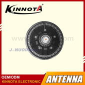 车载天线吸盘车用电台吸盘底座 对讲机吸盘配特氟龙馈线5米铜芯