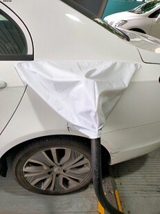 新能源汽车充电枪防雨罩袋布盖户外充电枪防雨布袋罩充电枪口雨罩