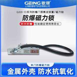 室外单双门防水磁力锁防爆电磁锁铁门磁吸锁反馈信号防爆门禁锁