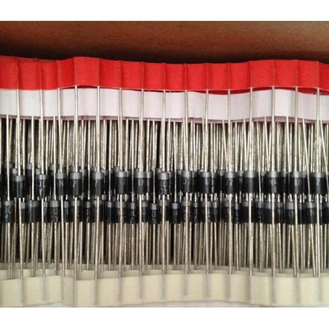 全箱直接插头1N4007整流二极管In4007 1A/1200V磁带散装Do-41