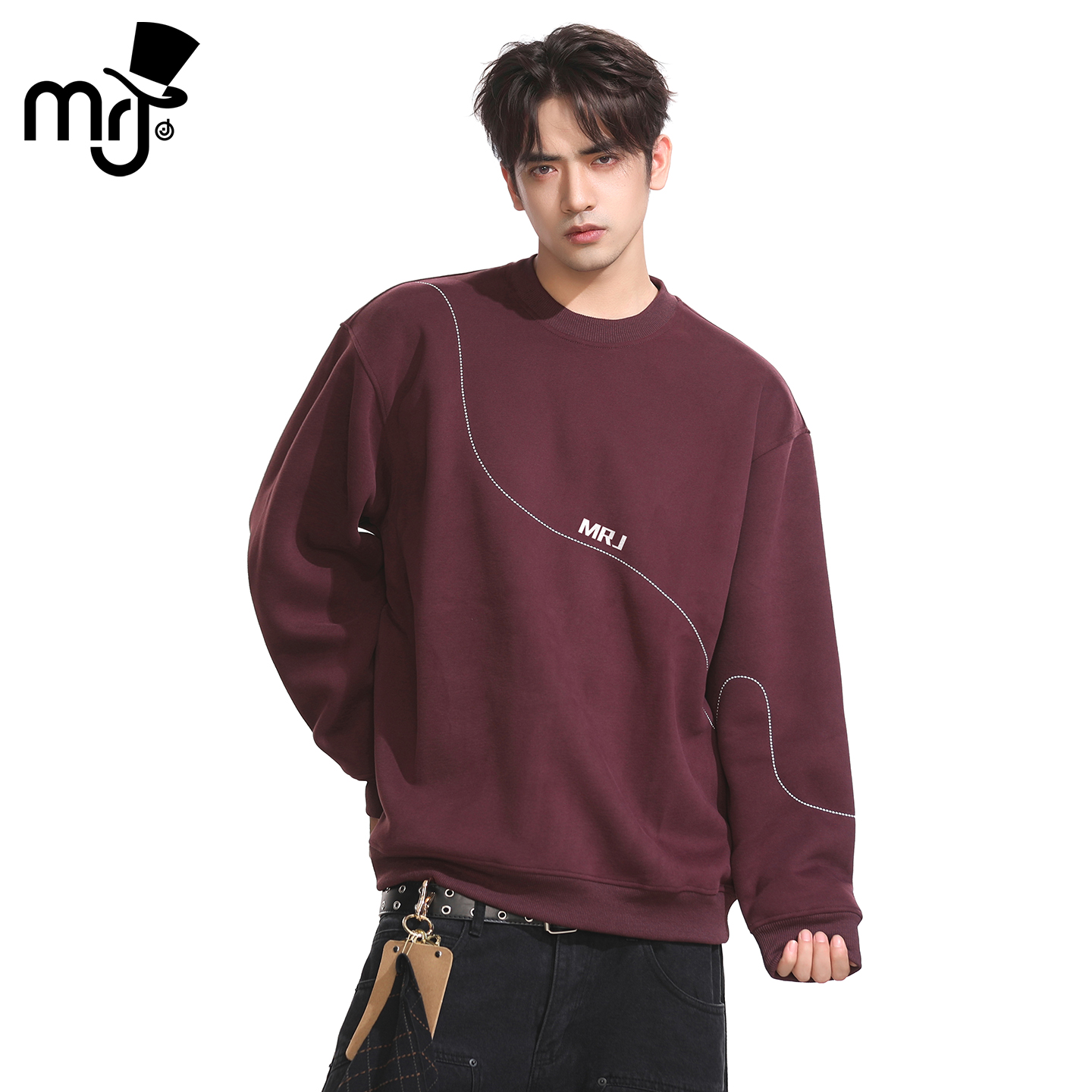 周杰伦原创品牌MRJ重磅卫衣长袖