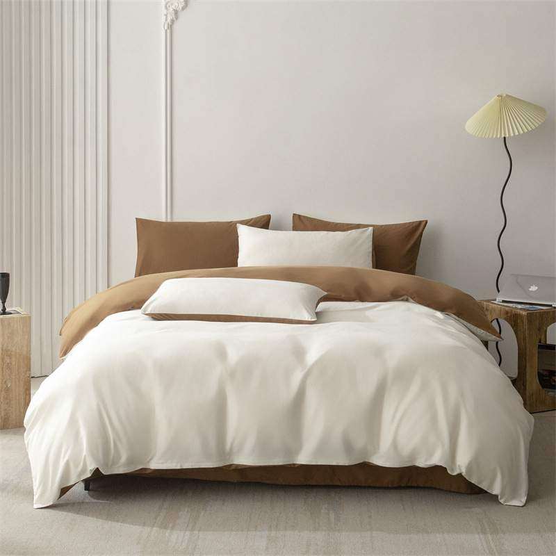 婴儿级A类100支纯棉磨毛四件套加厚保暖全棉床单被套床笠床上用品