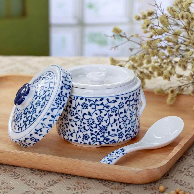 景德镇青花瓷陶瓷炖盅带双盖家用隔水燕窝炖盅釉下彩汤盅炖煲中式,3C数码配件,USB多功能数码宝,淘宝优惠券,粉丝福利购,淘宝优惠卷