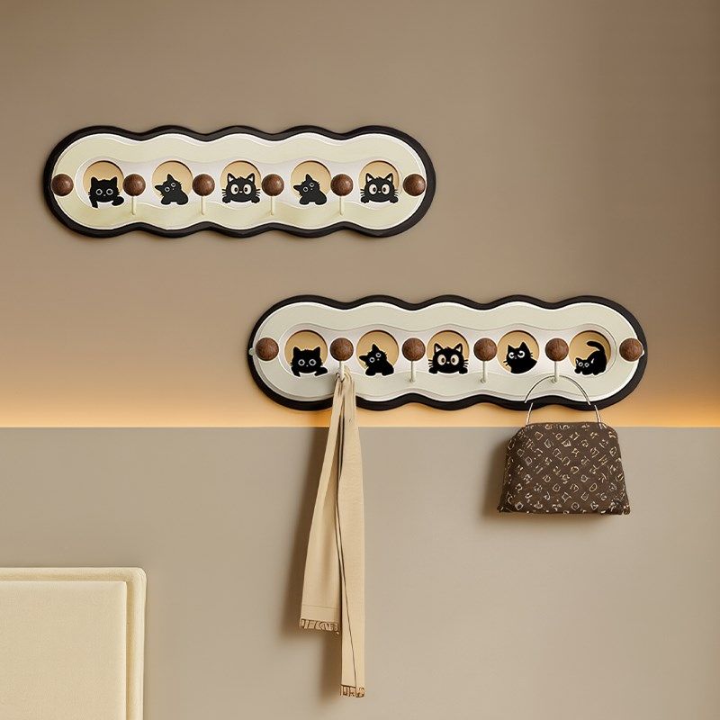 玄关挂衣架墙上壁挂进门口后挂钩免打孔创意入户门挂衣钩高级,收纳整理,挂钩/粘钩,淘宝优惠券,粉丝福利购,淘宝优惠卷