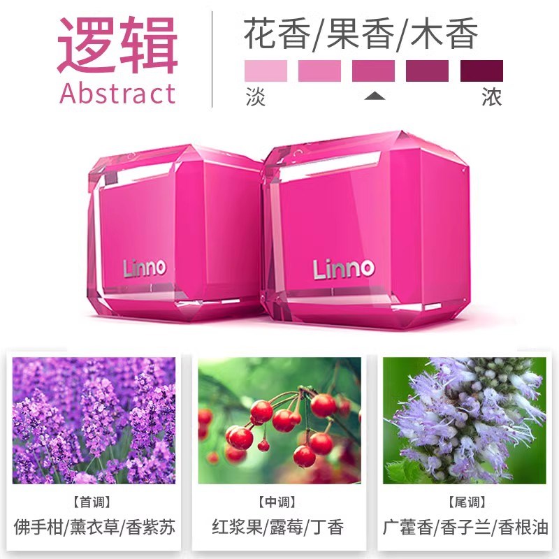 linno朗龙汽车香水车载香薰香膏出风口车内饰内用品郎龙