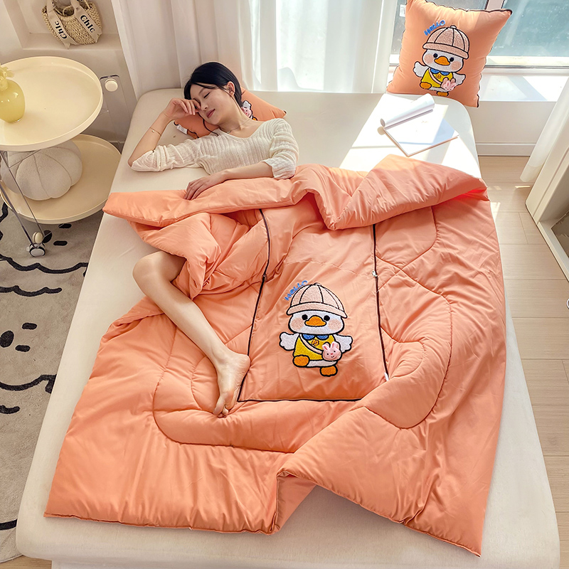 可折叠空调被抱枕被子两用汽车靠枕多功能午休车用枕头毯子二合一