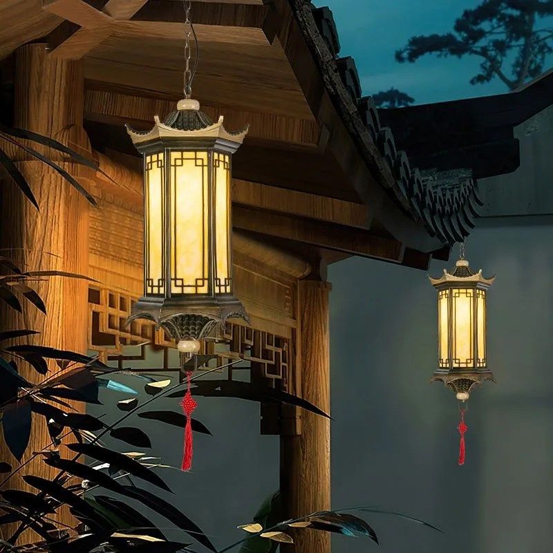 新室外庭院吊灯防水露台凉亭古建筑走廊门头宫廷灯徽派,家装灯饰光源,户外吊灯,淘宝优惠券,粉丝福利购,淘宝优惠卷
