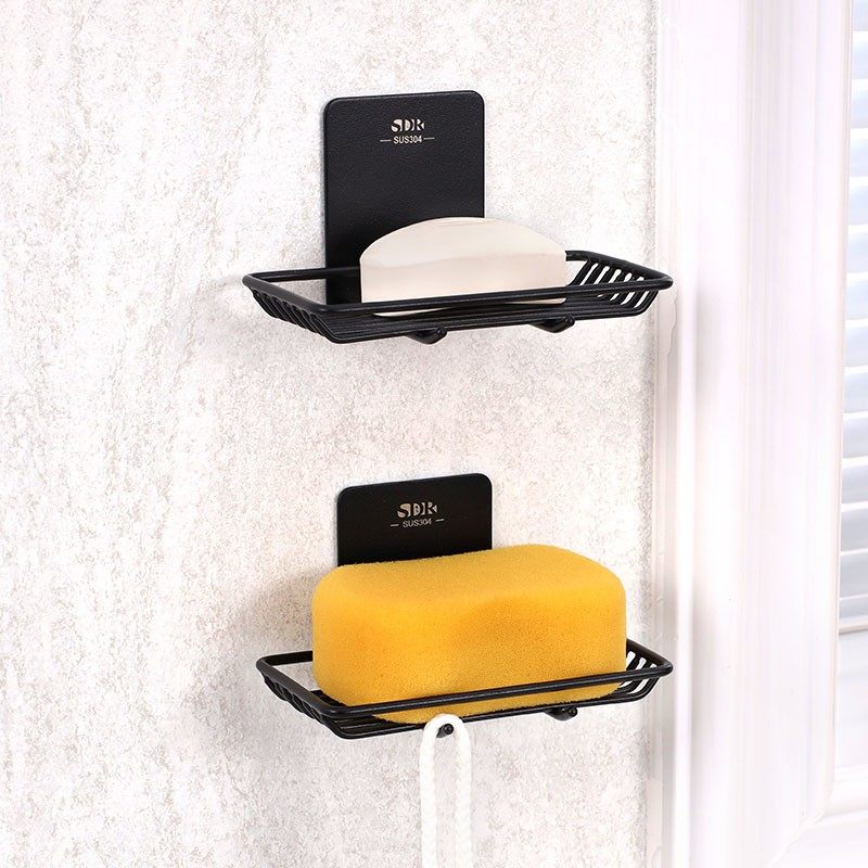 香皂架免打孔 家用挂墙积水肥皂盒壁挂式沥水洗手池旁,家庭/个人清洁工具,皂盒,淘宝优惠券,粉丝福利购,淘宝优惠卷