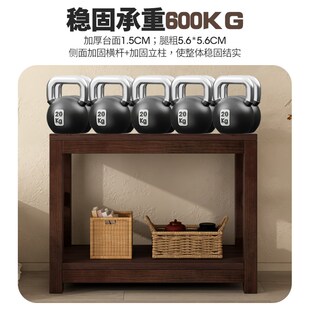 鱼缸架子生态缸超强承重家用客厅定制多层实木支架水族箱底座