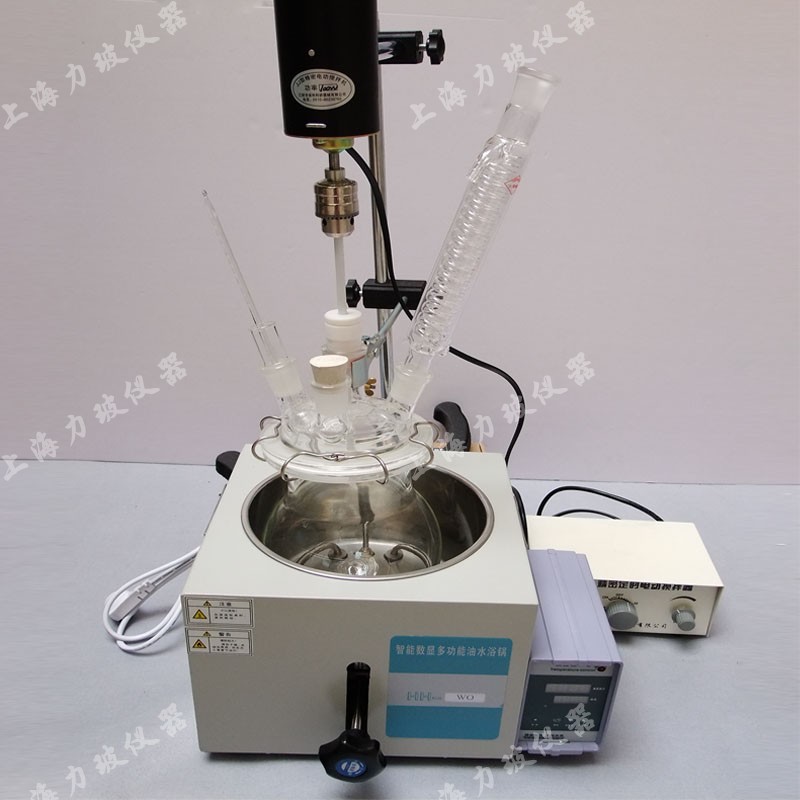 反应釜装置 5000ML/油浴锅  搅拌仪器 蒸馏搅拌回流/提纯装置
