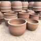 无釉大水缸陶缸地缸养鱼庭院酸菜发酵缸土陶睡莲碗莲荷缸