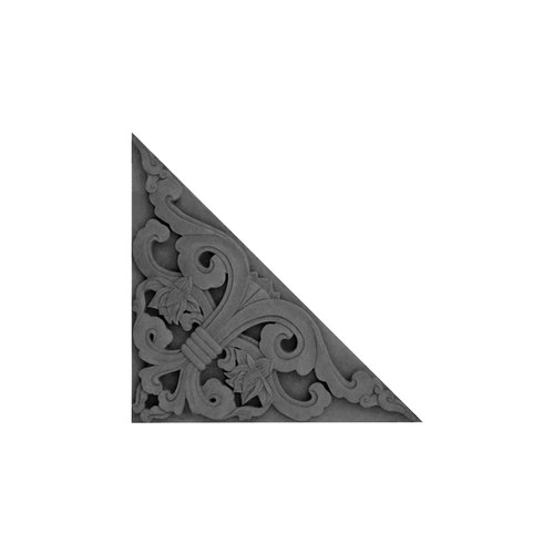 中式庭院砖雕角 中式仿古影壁墙照壁装饰边角砖雕 蝙蝠角砖雕