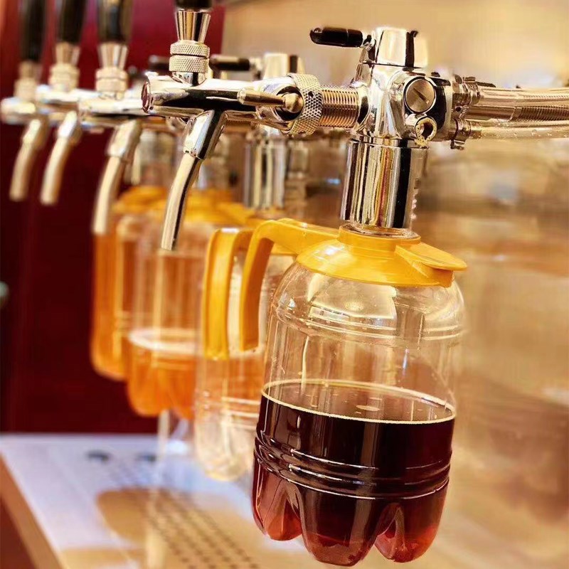 精酿啤酒泡沫飞马消泡器打酒器灌瓶器酒头扎啤桶啤酒袋等压罐装机