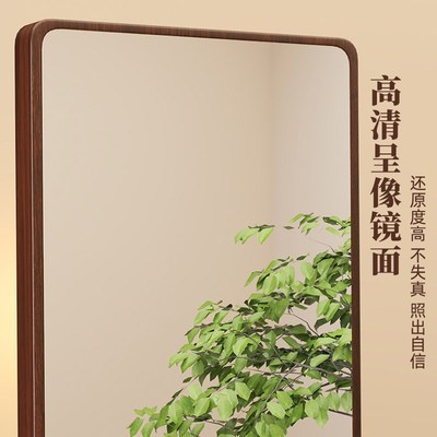旋转全身镜落地镜家用挂衣架一体穿衣镜卧室可移动衣帽架试衣镜子