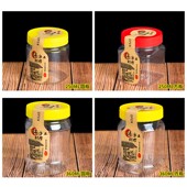 食品级加厚塑料瓶子 密封罐牛肉酱果酱辣椒酱菜瓶 半斤装