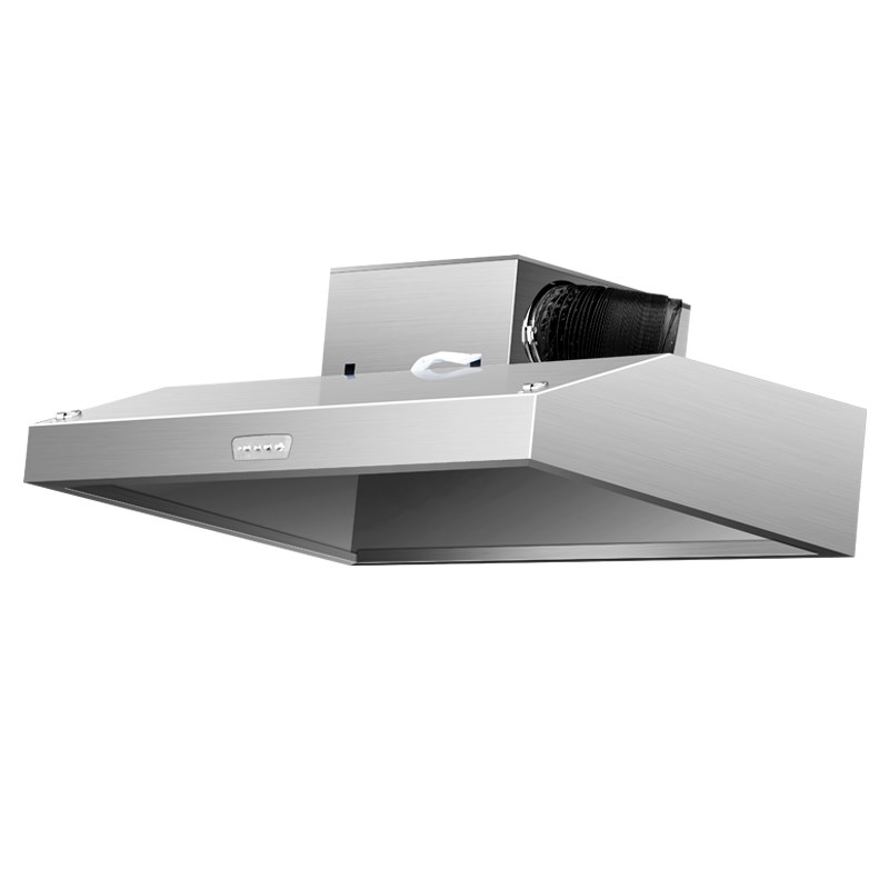 10瓦大功率抽油烟机商用不锈钢排烟罩净化一体机土灶吸油机饭店