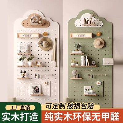 冠圣松奶油风轻奢ENF级板材玄关