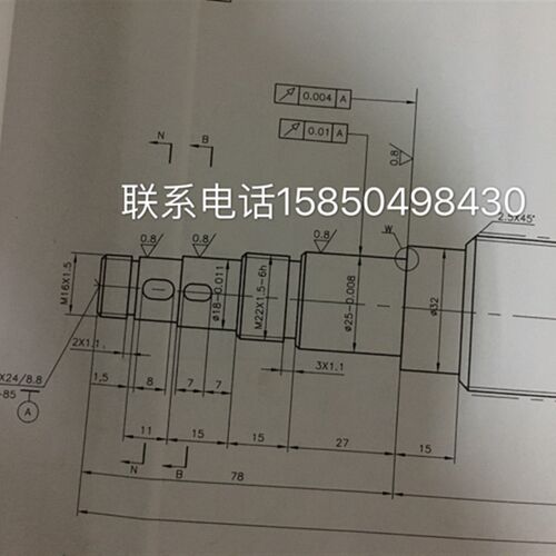 泰州线切割机床DK7732/DK7740/DK7745滚珠丝杆滚珠丝杠4004L=1057